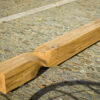 Parkbanken model Twistula 6 Design parkbank gedraaid hout.